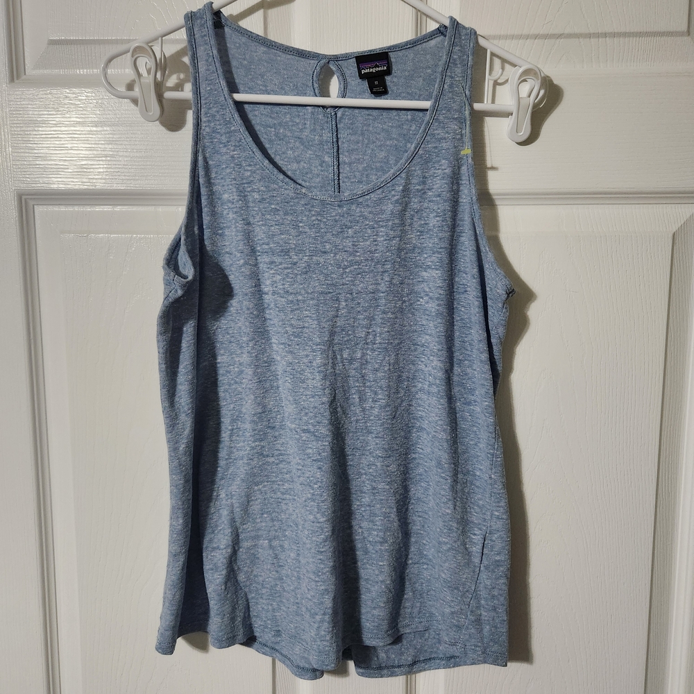 Patagonia Mount Airy Scoop Neck, Blue Women's Tank Top, M